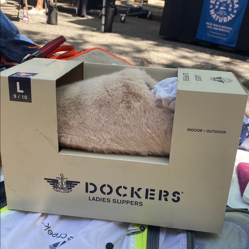 Dockers Ladies Slippers - Cream